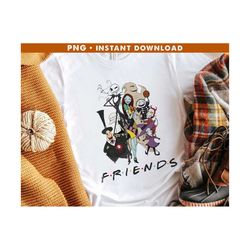 jack and sally png, horror friends png, horror characters png, horror halloween png, friends horror characters png, halloween friends png