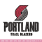 Portland Trail Blazers logo Embroidery, NBA Embroidery, Sport embroidery, Logo Embroidery, NBA Embroidery design.jpg