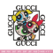 Powerpuff girl gucci Embroidery design, logo Embroidery, cartoon design, Embroidery File, gucci logo, Instant download..jpg