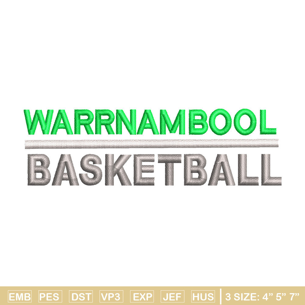 Warrnambool Basketball embroidery design, Warrnambool Basketball embroidery, logo design, logo shirt, Digital download..jpg