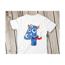 monster number 4 svg,birthday boy 4 years old,monster number 4 svg file,monster four y.o. svg,funny monster svg birthday boy svg cute svg