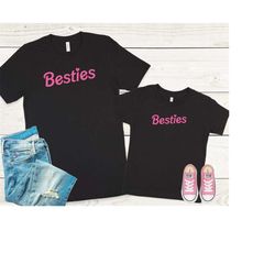 besties shirt, besties couple shirt sweatshirt hoodie, mother and me couple shirt, best friends matching shirt, heart sh