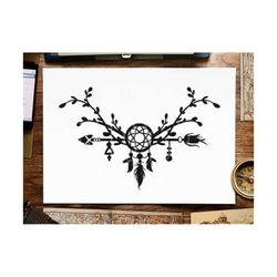 indian svg dreamcatcher svg boho arrow svg boho svg indian svg indian decorative element svg dreamcatcher svg file feather svg dreamcatcher