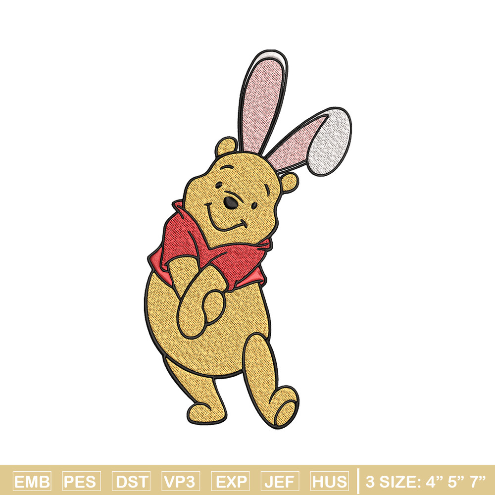 Winnie The Pooh Embroidery design, Winnie The Pooh Embroidery, Embroidery File, cartoon design, Digital download..jpg