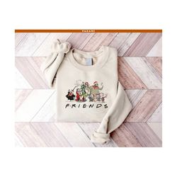 nightmare before christmas png, nightmare friends png, jack and sally png, christmas friends png, horror friends png, instant download