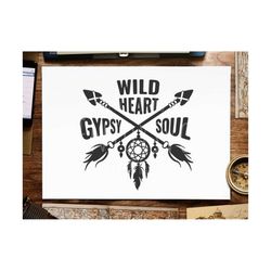 gypsy soul svg dreamcatcher svg arrow svg indian svg indian arrow svg dreamcatcher svg file feather svg indian svg dreamcatcher svg file