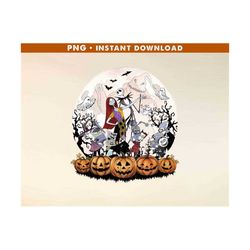 halloween nightmare png, jack and sally png, nightmare before christmas png, halloween png, spooky season png, trick or treat png