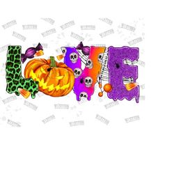 love halloween pumpkin sublimation png, pumpkin png, love halloween png, love halloween pumpkin design png, horror halloween png