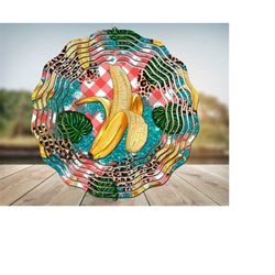 summer fruit banana wind spinner png, wind spinner,summer fruit banana, summer png, western wind spinner,sublimation design,digital download