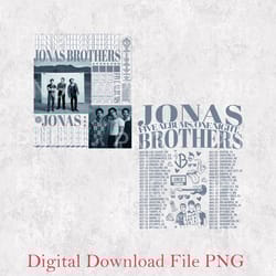 jonas brothers double sided png, jonas brothers tour png, jonas brothers concert png, jonas brothers cassette digital
