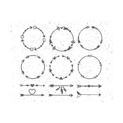 arrow circles svg circles arrow svg arrow monogram svg circle svg arrow frames svg arrow monogram frames arrow svg clipart heart svg boho