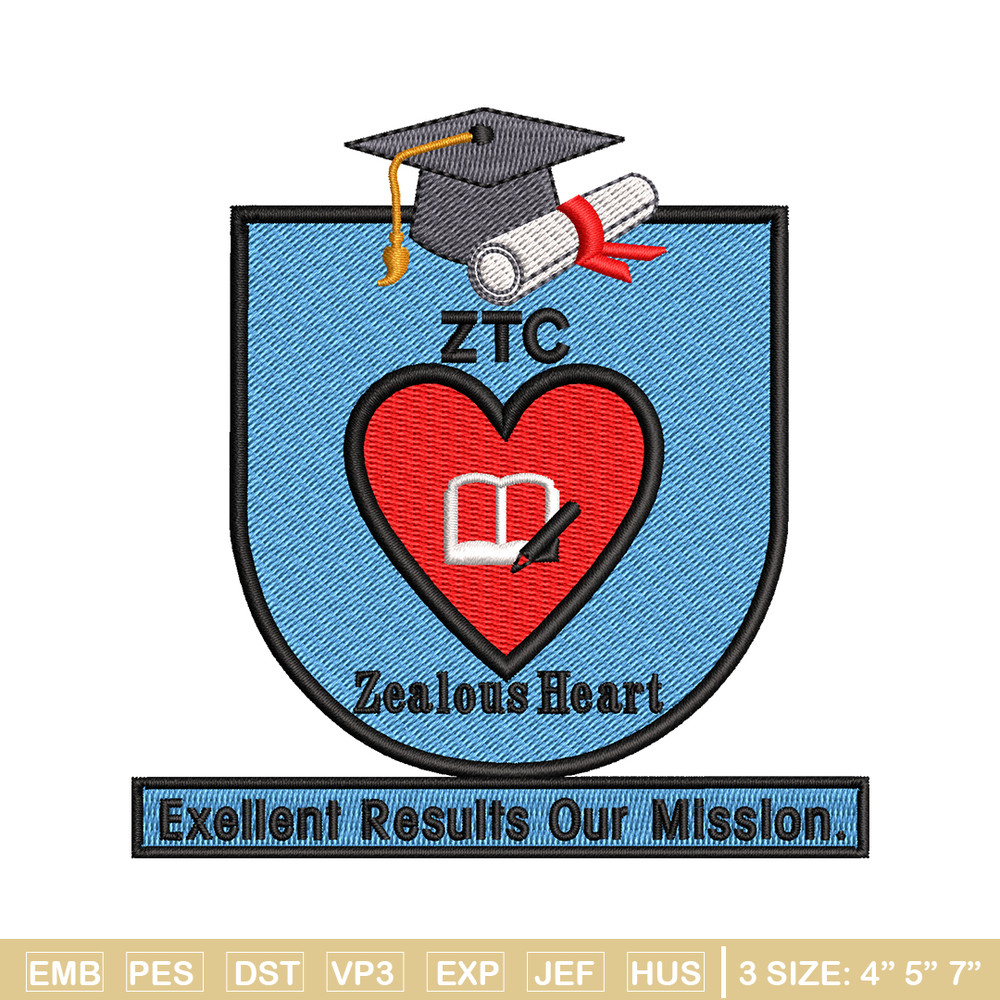 Zealous Tutorial Centre embroidery design, Zealous Tutorial Centre embroidery, logo design, logo shirt, Digital download.jpg