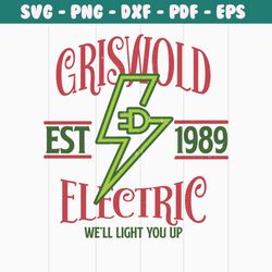 vintage clark griswold electric est 1989 svg file for cricut