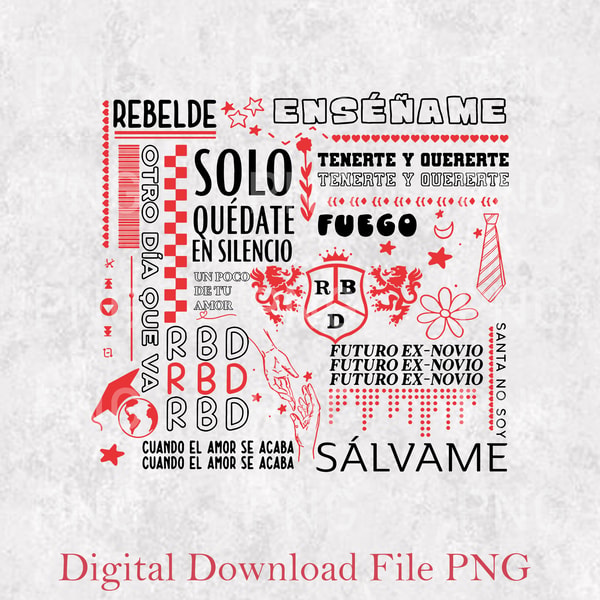 Rebelde Sign In My Rebelde Era, Rbd Fans PNG, RBD Logo PNG, Rebelde Fans | Inspire ...
