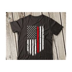 fire dept red line svg, firefighter flag svg, american flag red line svg, american flag svg, firefighter svg, usa flag, distressed flag svg