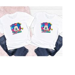 disney retro mickey mouse and minnie mouse shirt , disney characters shirt sweatshirt hoodie, disney family matching tee