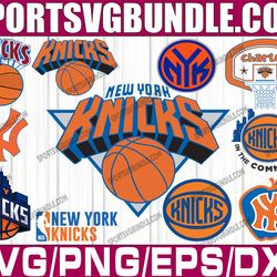 bundle 22 files new york knicks national basketball team svg, new york knicks national svg, nba teams svg, nba svg, png