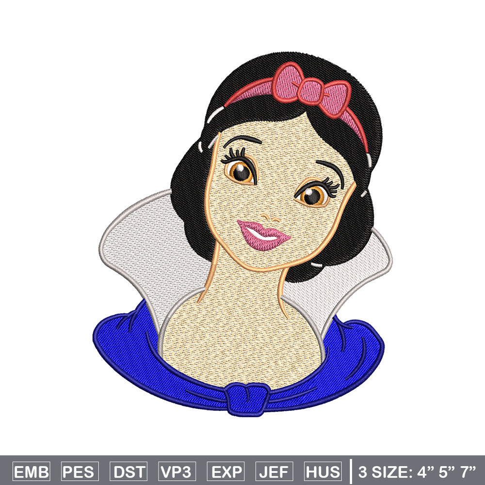 Snow White embroidery design, Disney embroidery, Disney design, embroidery file, logo shirt, Digital download..jpg