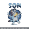 Son Bluey Embroidery, Bluey Cartoon Embroidery, cartoon Embroidery, cartoon shirt, Embroidery File, Instant download..jpg