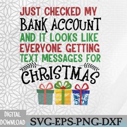 veryone is getting text messages for christmas svg, eps, png, dxf, digital download