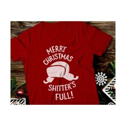 merry christmas shitter's full svg,family vacation svg,national lampoons family,griswold svg,christmas vacation svg,funny christmas svg file