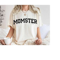 momster svg png, momster varsity svg, momster shirt, halloween svg, halloween sweatshirt, funny mom svg, cut file, subli