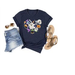 halloween doodles shirt gift for halloween, cute ghost shirt, spooky season t-shirt,witchy halloween tee,spooky pumpkin