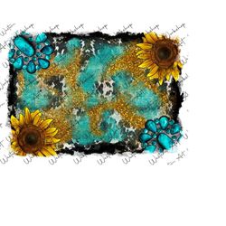 western gemstone background png, western background png, gemstone background, cowhide background, sublimation design, digital download