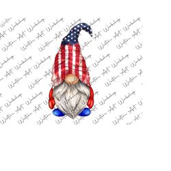 american gnome png, patriotic gnome png, 4th of july png, independence day png, patriotic sublimation design, america, fireworks png