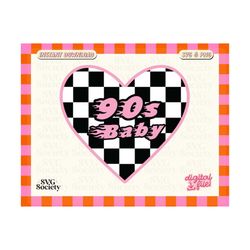 90s baby svg png, y2k design, 90s kid, nineties baby, nineties kid, cut file for cricut, sublimation design, dtf png, commercial use