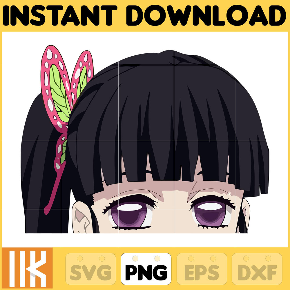 Anime Peeking Premium Graphic Design, Cute , Cool, Anime PNG, Print on Demand, Stickers, Anime Peeker (20).jpg