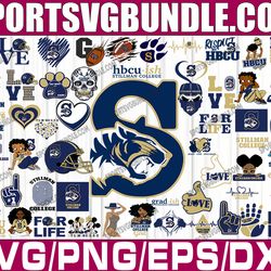 bundle 57 files stillman college football team svg, stillman college svg,  hbcu team svg, mega bundle, designs, cricut
