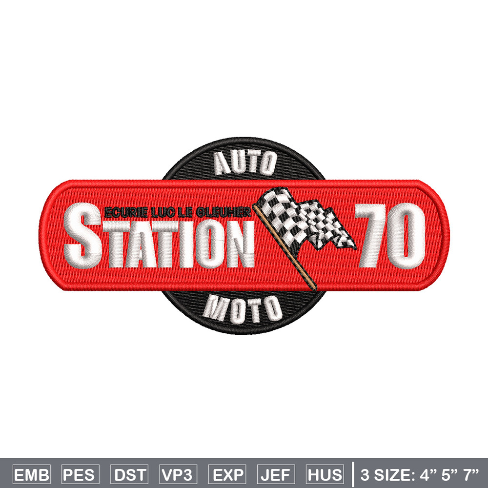 Station 70 embroidery design, Station 70 embroidery, embroidery file, logo design, logo shirt, Digital download..jpg