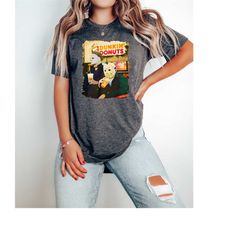 halloween horror movie killers drinking coffee shirt gift, scary halloween characters on coffee shop  shirt, halloween b
