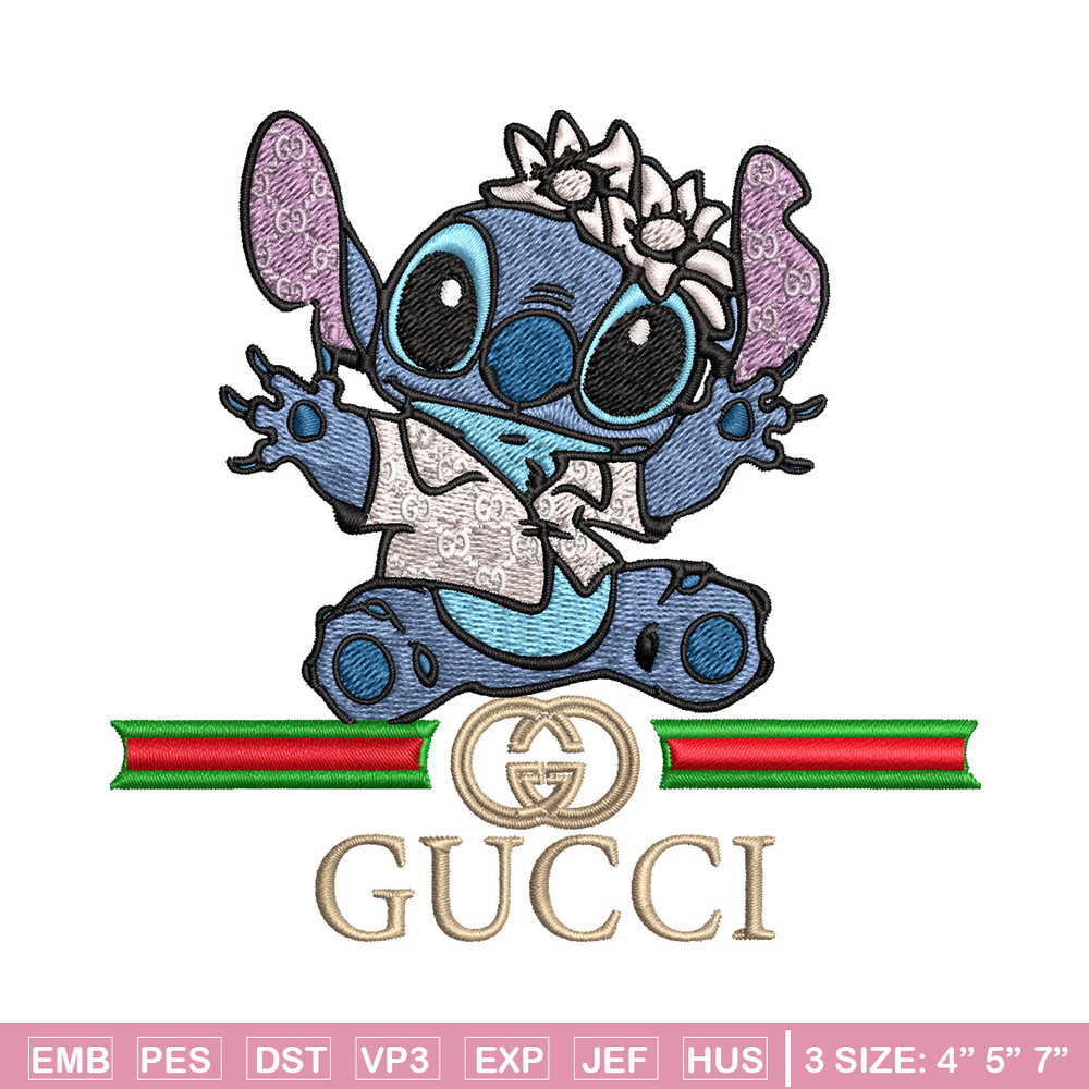 Stitch baby gucci Embroidery Design, Gucci Embroidery, Embroidery File, Logo shirt, Sport Embroidery, Digital download..jpg