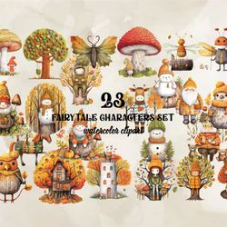 23 Fairy Tale Characters Set, Christian Christmas Svg, Christmas Design, Christmas Shirt, Christmas 23