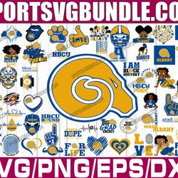 bundle 62 files albany state university football team svg, albany state university svg, hbcu team svg, mega bundle