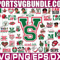 bundle 60 files mississippi valley state football team svg, mississippi valley state svg, hbcu team svg, mega bundle