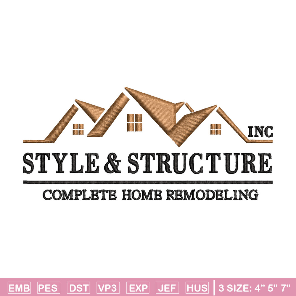 Style & Structure embroidery design, Style & Structure embroidery, logo design, embroidery file, Digital download..jpg