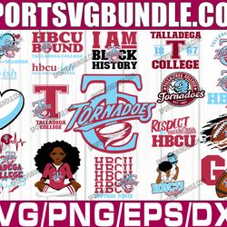 bundle 20 files talladega college football team  svg, talladega college svg,  hbcu team svg, mega bundle, designs