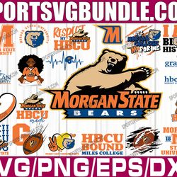 bundle 21 files morgan state football team svg, morgan state svg, hbcu team svg, mega bundle, designs, cricut, cutting