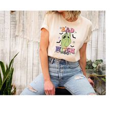 bad witch shirt, bad witch vibes, witchy shirt, halloween shirt, halloween tshirt, witchy clothing, graphic tees, hallow