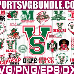 bundle 25 files mississippi valley state football team svg, mississippi valley state svg, hbcu team svg, mega bundle