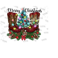 christmas cowboy boots png sublimation design,merry christmas png,christmas png, western png, cowboy boot png, cowhide png, digital download