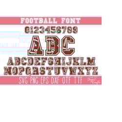 football svg alphabet, football numbers svg png, varsity font, football font svg, sports font svg, football letters svg,