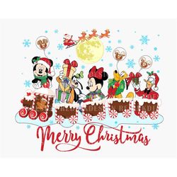 christmas train png, christmas mouse and friends png, merry christmas png, christmas squad, christmas friends, mouse bal