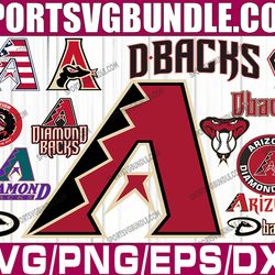 bundle 13 files arizona diamondbacks baseball team svg, arizona diamondbacks svg, mlb team  svg, mlb svg, png, dxf, eps