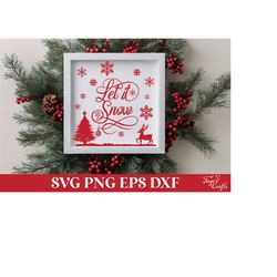 let it snow farmhouse christmas svg, let it snow cricut, merry christmas svg, christmas wood sign svg, christmas ornamen