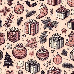 wrapping paper, colorful pattern, digital paper for christmas, new year gift decoration digital file paper for diy