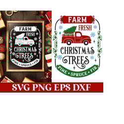 farm fresh christmas trees svg, farm fresh christmas trees shirt, farmhouse christmas sign svg, christmas shirt png svg,